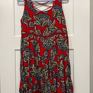 Red and Blue Sundress